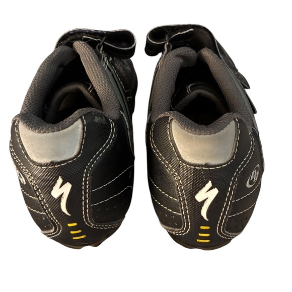 Men’s Specialized MTB Bike Cycling Shoes Gray on black Sz 40 - Picture 2 of 7